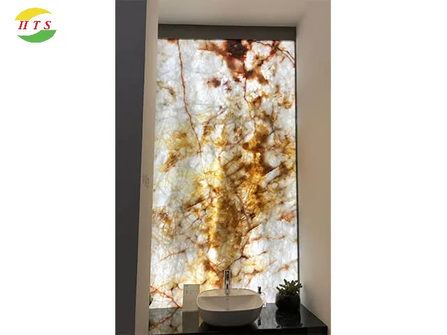 đá thạch anh lavabo